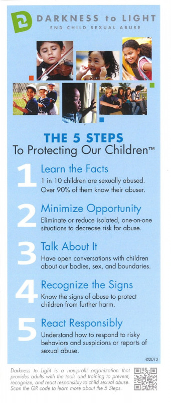 5 Steps to Protecting our Children - Recognize, React, Report